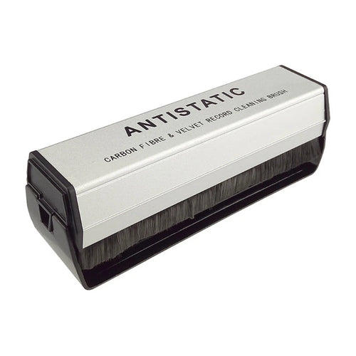 Brosse antistatique 2 en 1 pour disques vinyles