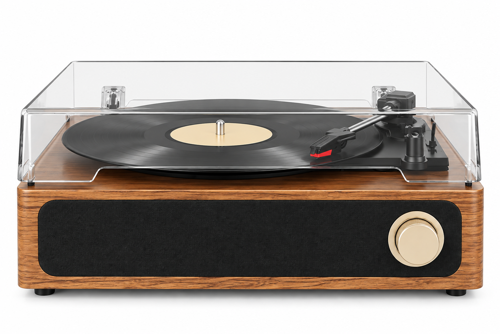 MAIO A4 – Platine vinyle à courroie avec haut-parleur intégré, 3 vitesses