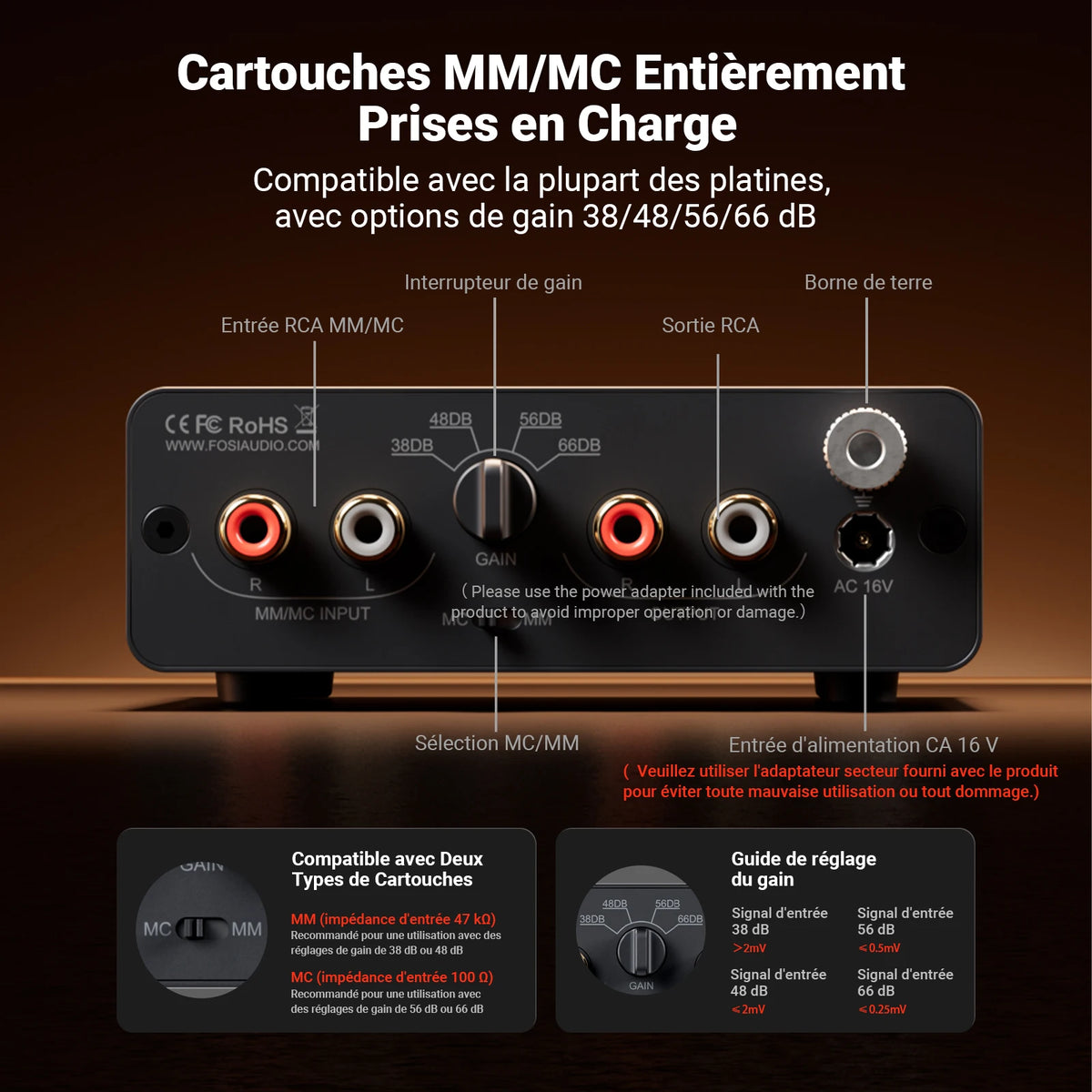 Fosi Audio BOX X5 – détail