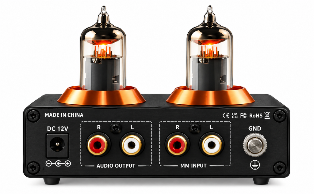 AIYIMA T3 – Préampli phono à tubes pour platine vinyle (cellule MM)